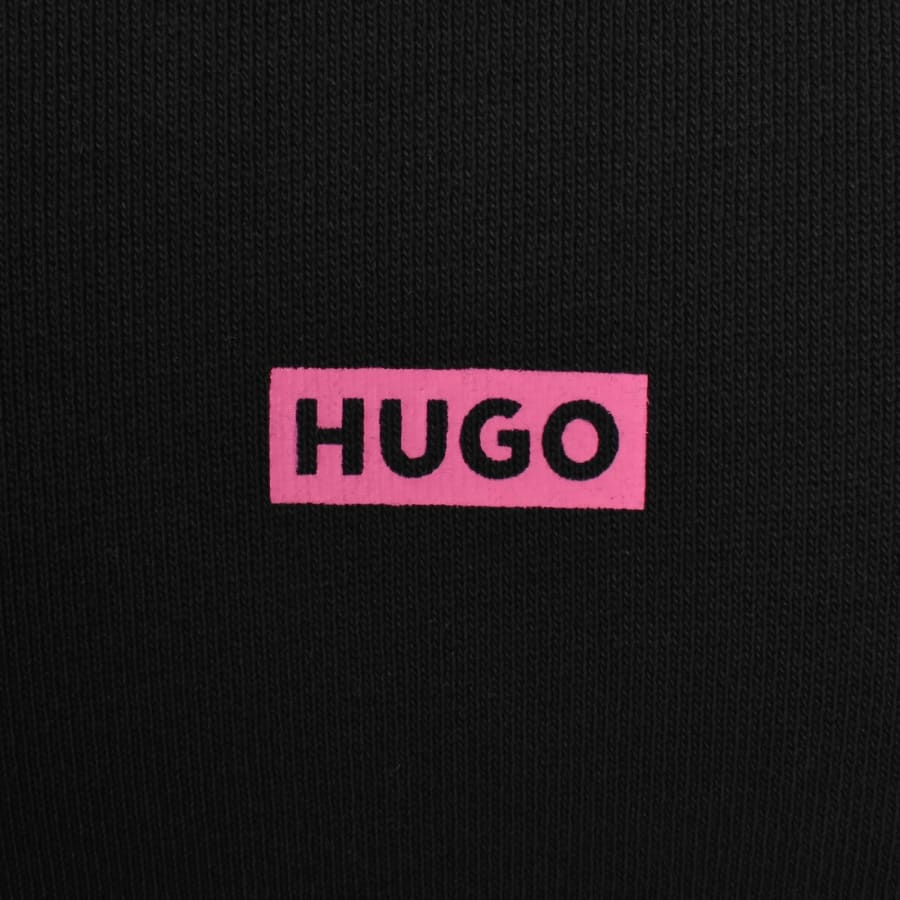 Image number 4 for HUGO Blue Nazardo Hoodie Black