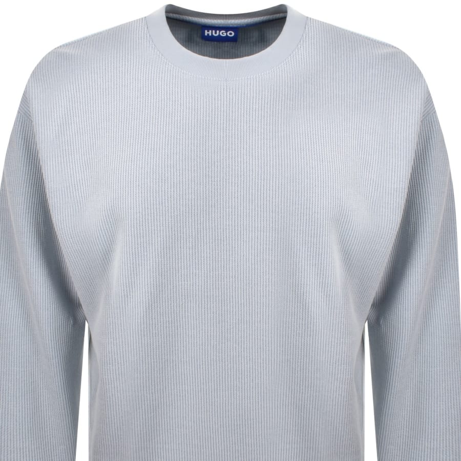 Image number 2 for HUGO Blue Nuwolo Sweatshirt Blue