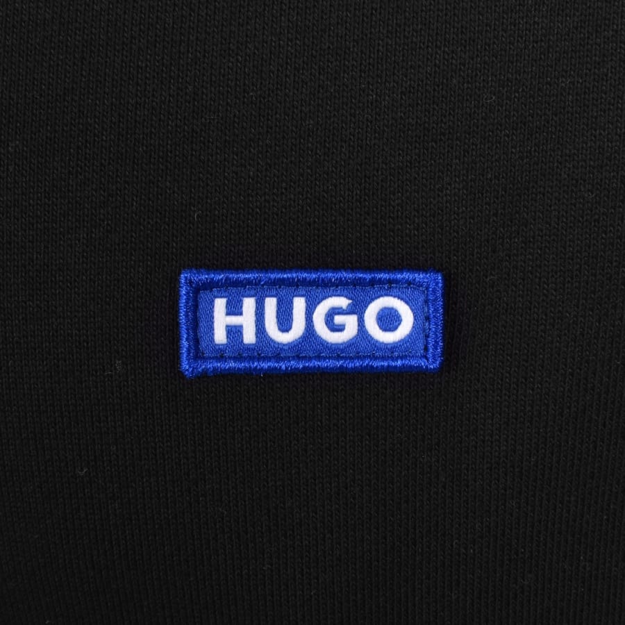 Image number 3 for HUGO Blue Nadarasi Hoodie Black