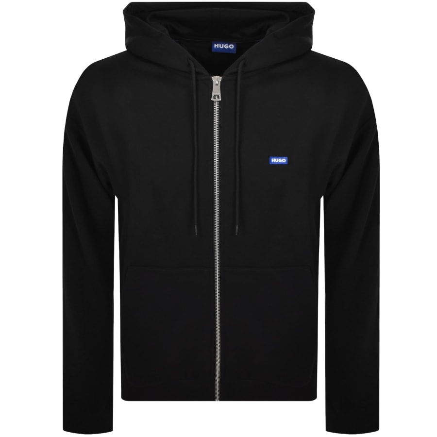 Image number 1 for HUGO Blue Nadarasi Hoodie Black