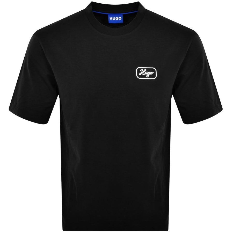 Image number 2 for HUGO Blue Nampie T Shirt Black