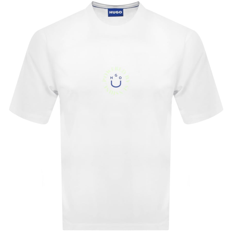 Image number 2 for HUGO Blue Napoka T Shirt White