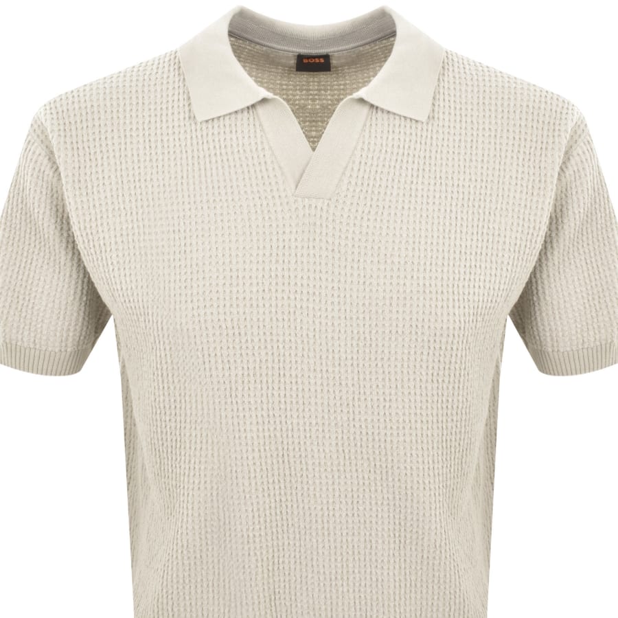 Image number 2 for BOSS Keflo Polo Shirt Beige