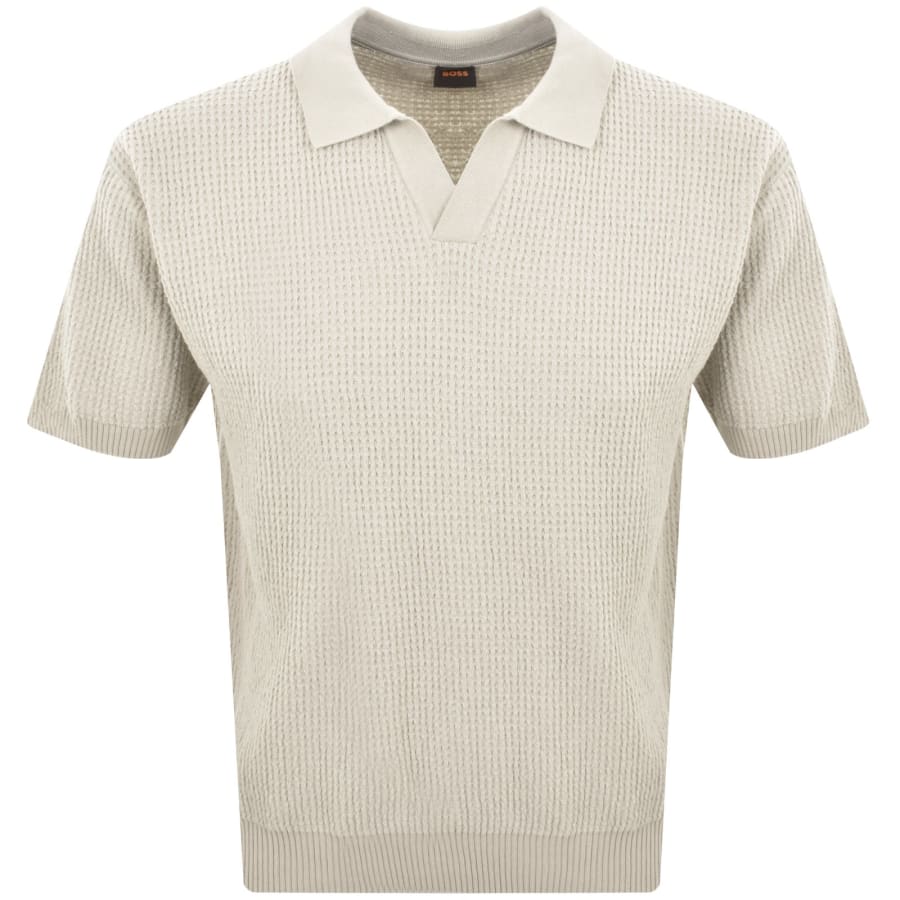Image number 1 for BOSS Keflo Polo Shirt Beige
