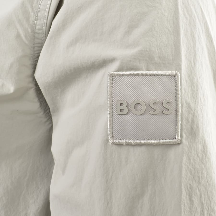 Image number 4 for BOSS Leejay 1 Overshirt Beige