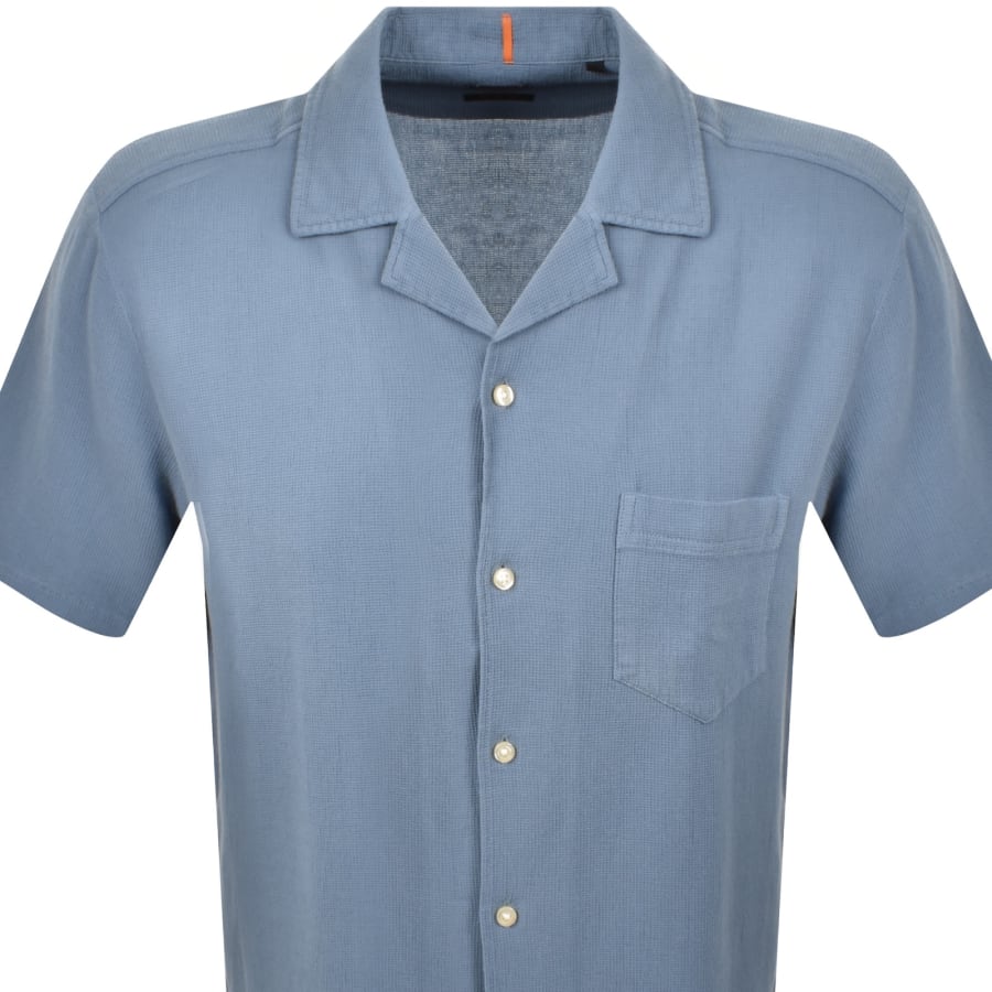 Image number 2 for BOSS Rayer M Short Sleeve Shirt Blue