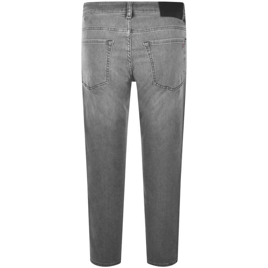 Image number 3 for BOSS Re Maine Regular Fit Mid Wash Jeans Grey