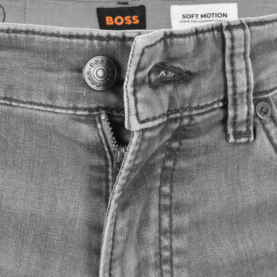 Image number 5 for BOSS Re Maine Regular Fit Mid Wash Jeans Grey