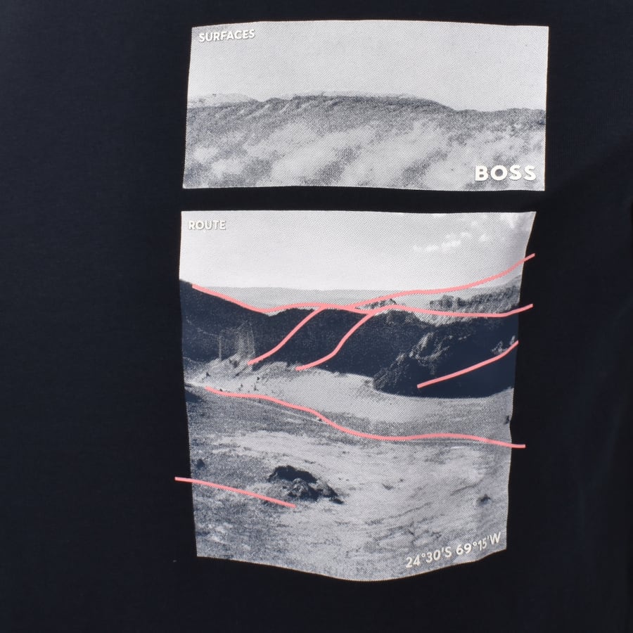 Image number 3 for BOSS Te_ Dune T Shirt Blue