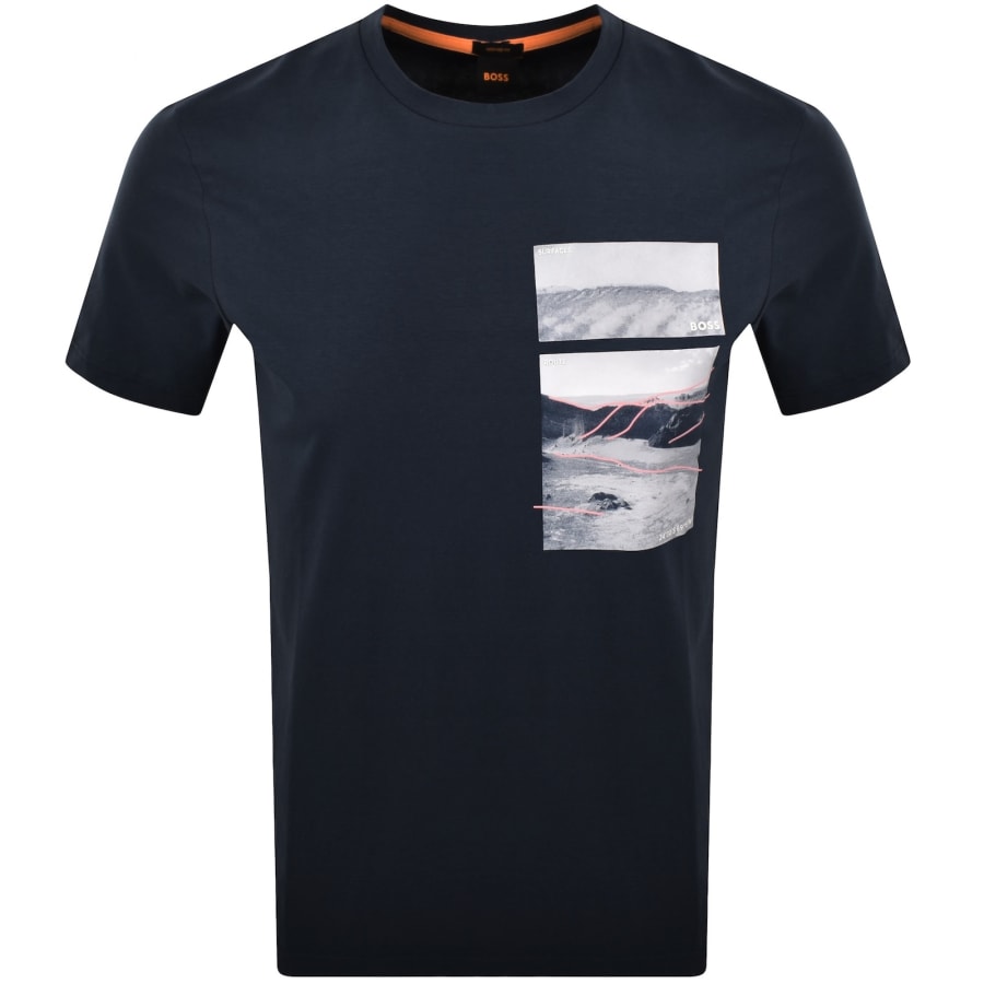 Image number 1 for BOSS Te_ Dune T Shirt Blue