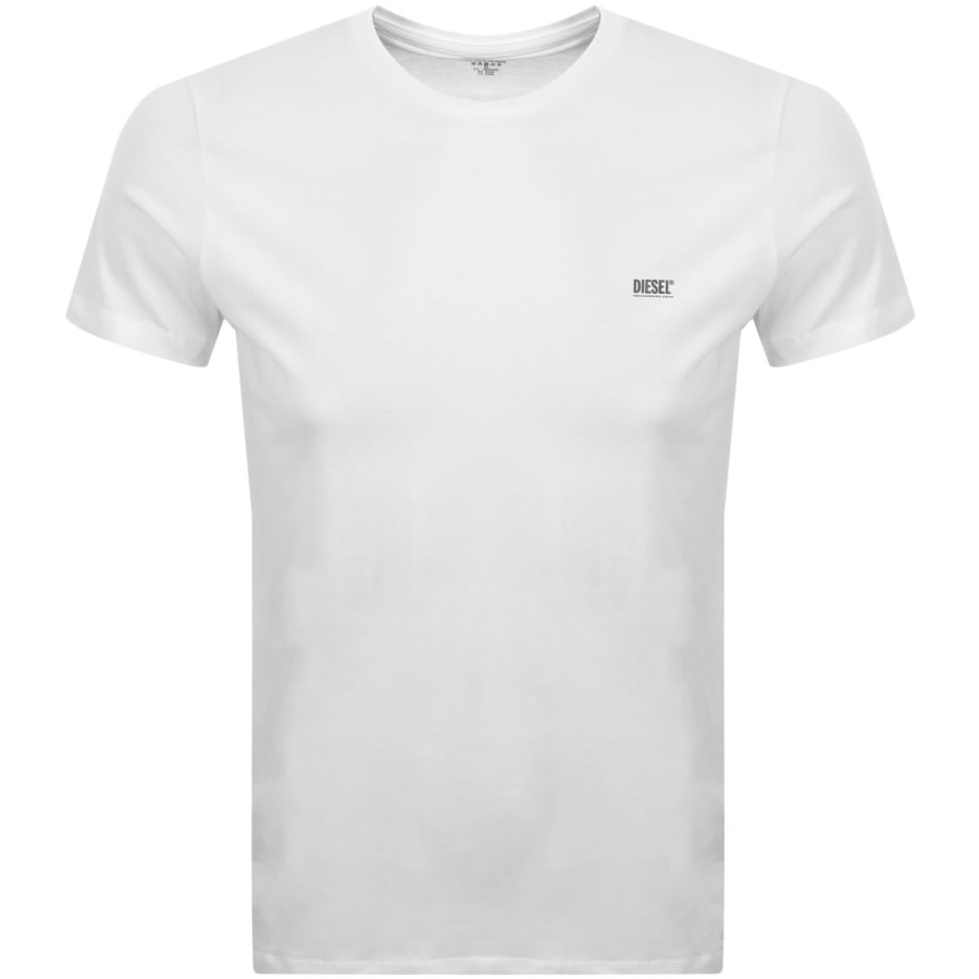 Image number 2 for Diesel UMTEE Jake 3 Pack T Shirts White