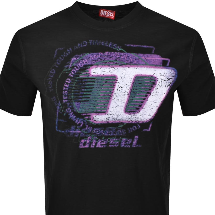 Image number 2 for Diesel T Adjust R11 T Shirt Black