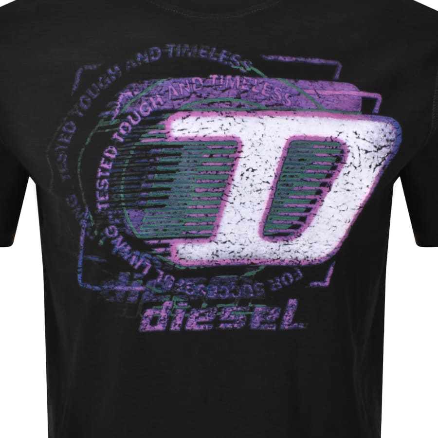 Image number 3 for Diesel T Adjust R11 T Shirt Black