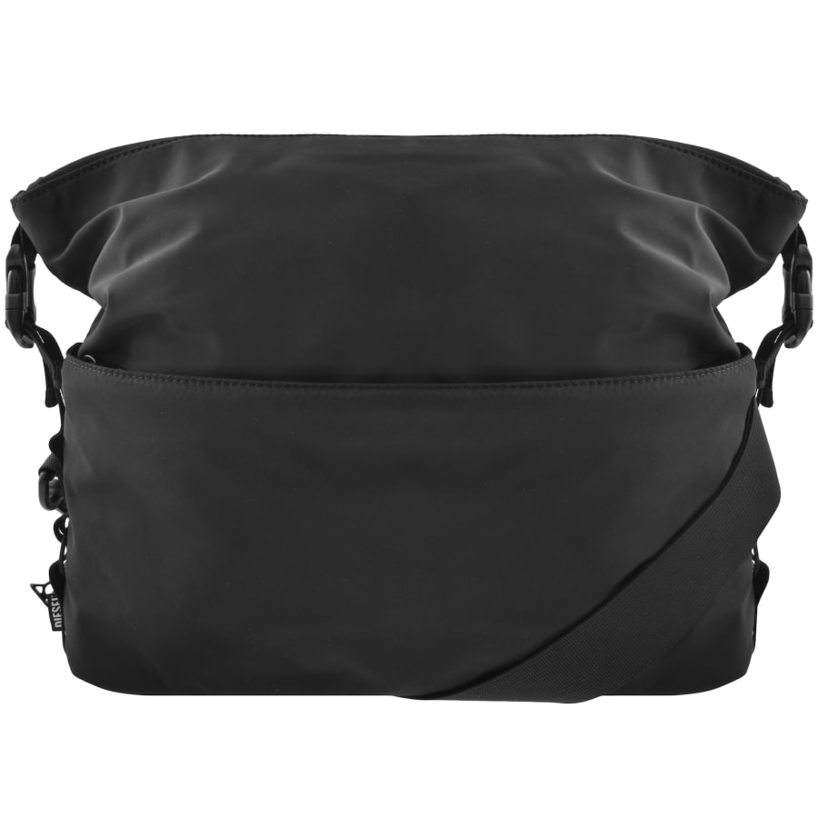 Image number 2 for Diesel Drape Crossbody Bag Black