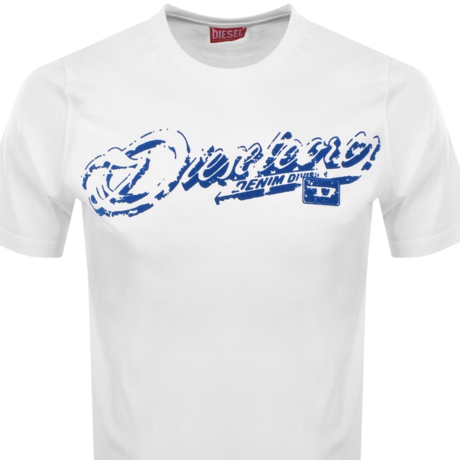 Image number 2 for Diesel T Adjust R7 T Shirt White