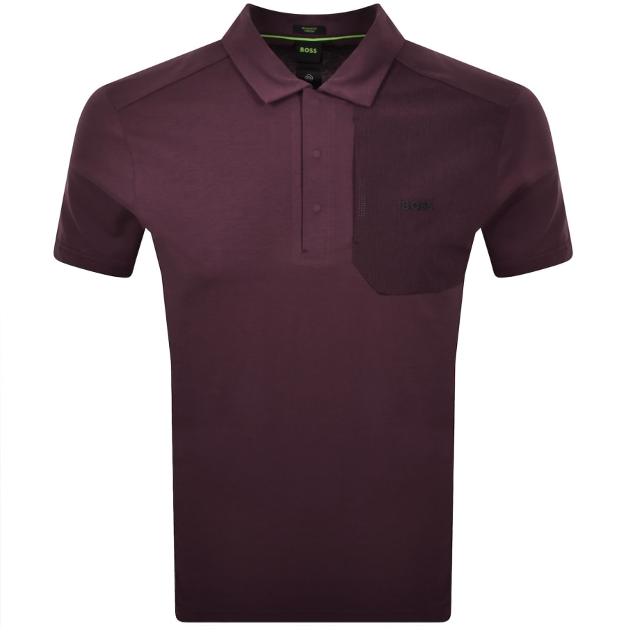 Image number 1 for BOSS Paddy Glamping Polo Red