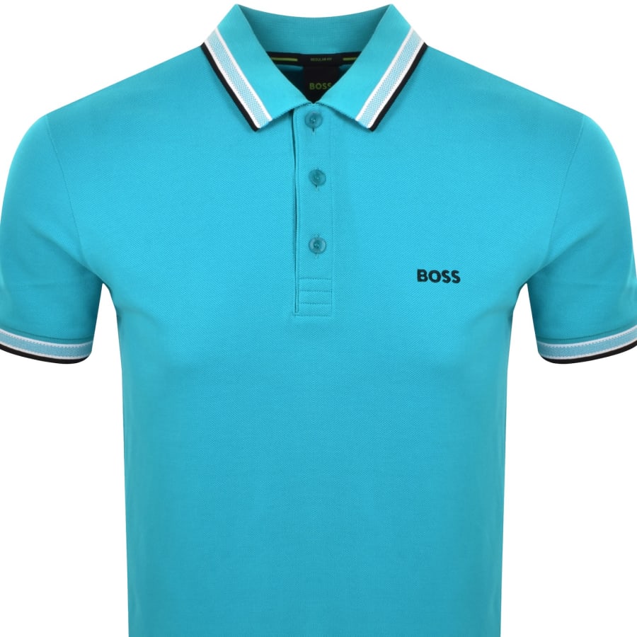 Image number 2 for BOSS Paddy Polo T Shirt Blue