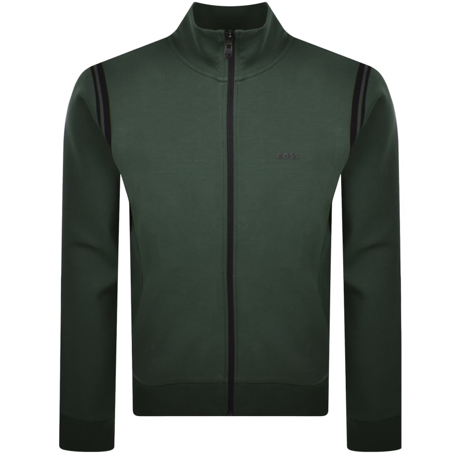 Image number 2 for BOSS Full Zip Tracksuit Set Green