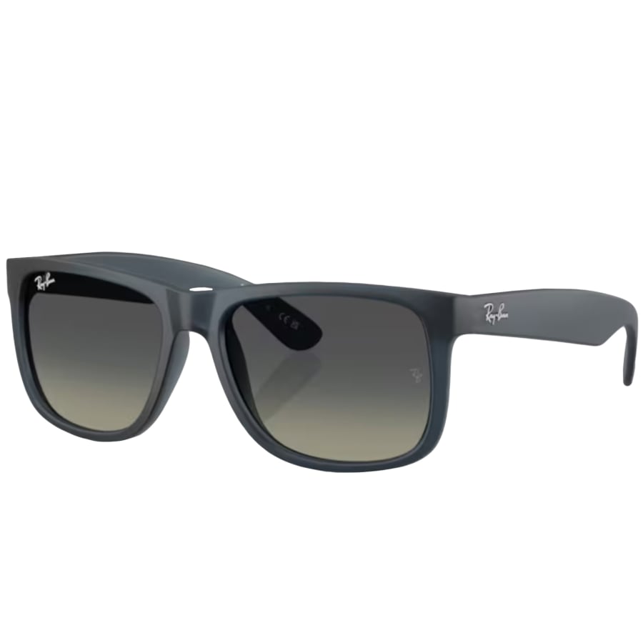 Image number 1 for Ray Ban 4165 Justin Wayfarer Sunglasses Blue