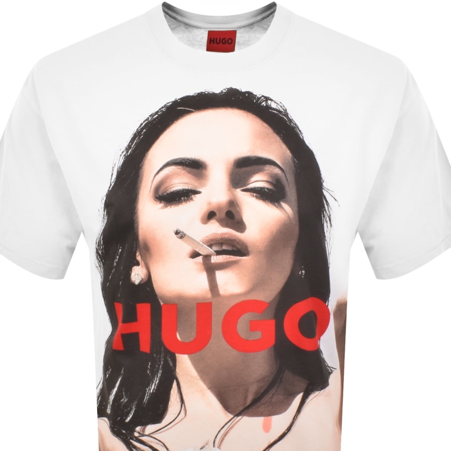 Image number 2 for HUGO Duwedie T Shirt White