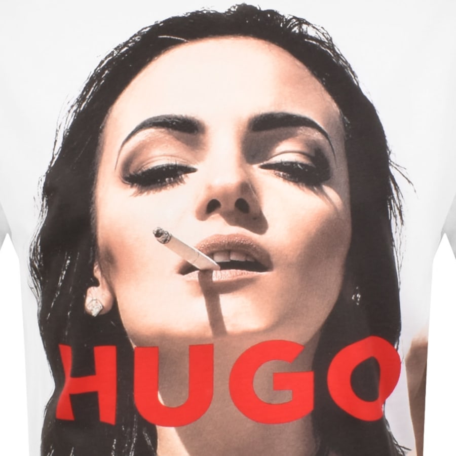 Image number 3 for HUGO Duwedie T Shirt White