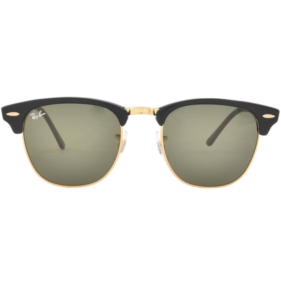 Image number 2 for Ray Ban 3016 Clubmaster Sunglasses Black