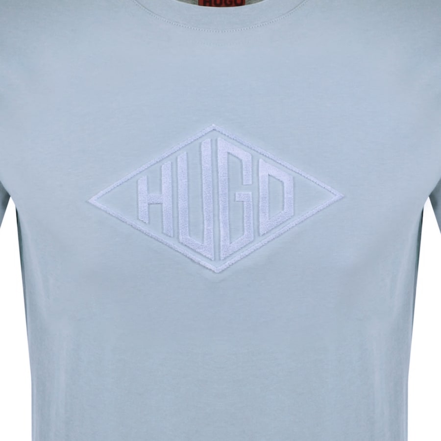 Image number 3 for HUGO Dalendi T Shirt Blue