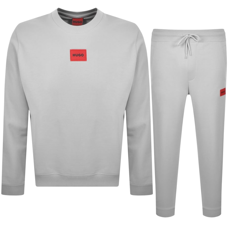 Image number 1 for HUGO Diragol212 Logo Tracksuit Grey
