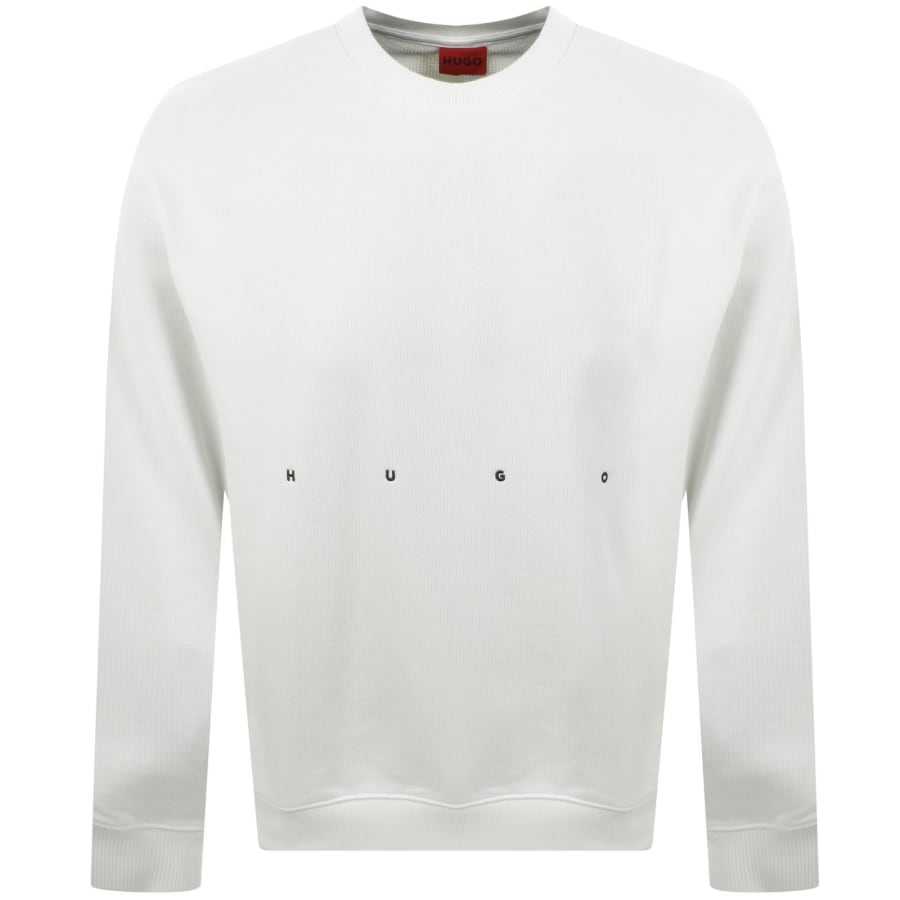 Image number 2 for HUGO Dutap Logo Artwork Sweatshirt Natural