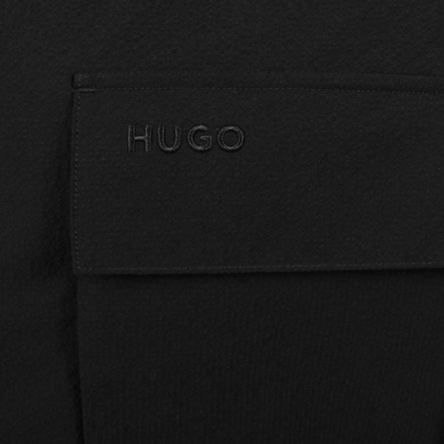 Image number 3 for HUGO Eselio Overshirt Black