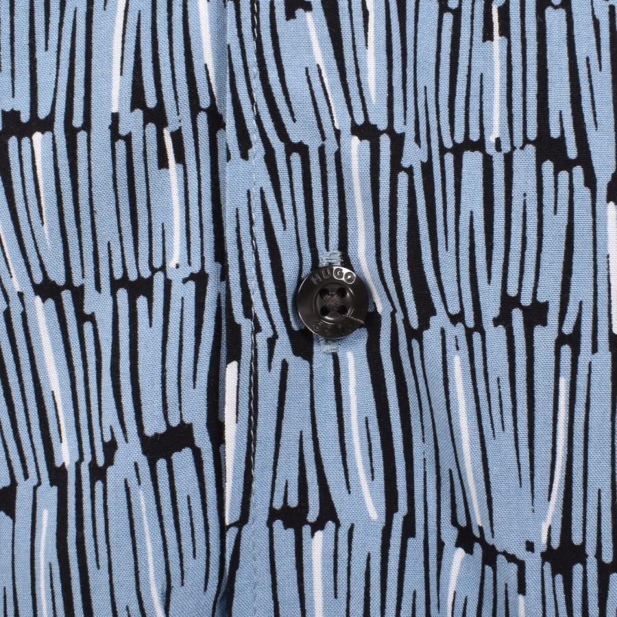 Image number 3 for HUGO Espino Short Sleeve Shirt Blue