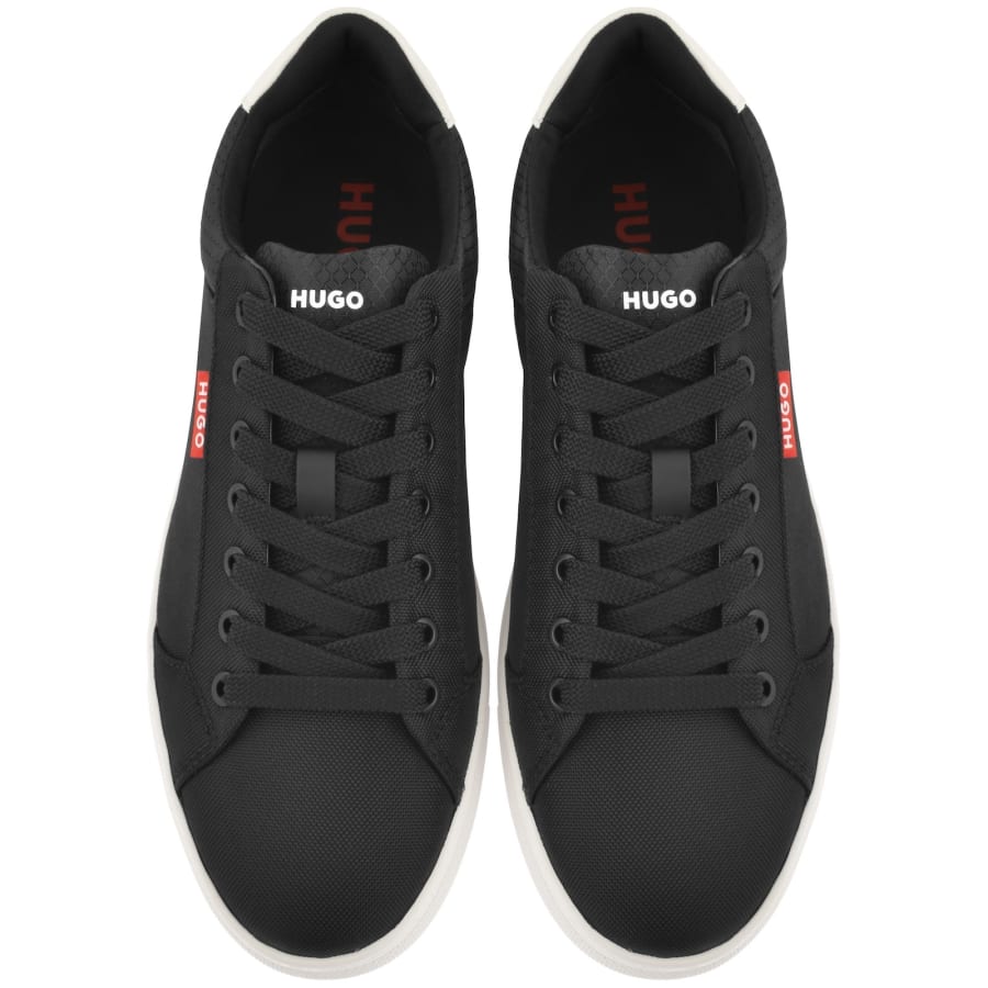 Image number 3 for HUGO Morrie Tennis Trainers Black