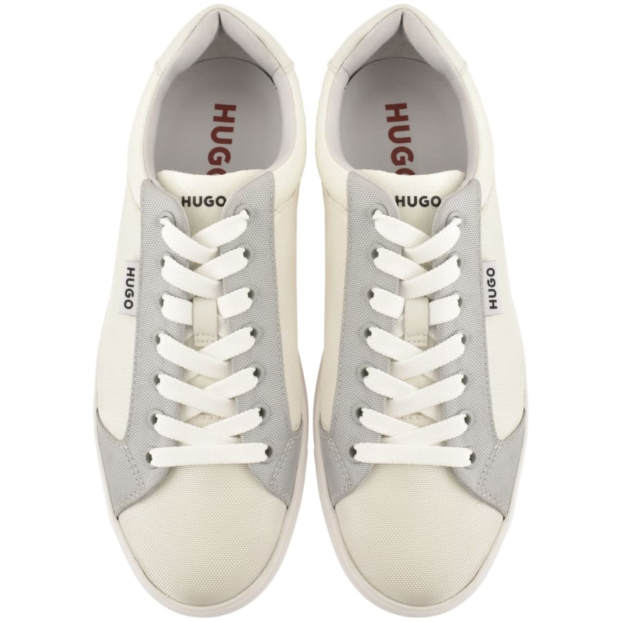 Image number 3 for HUGO Morrie Tennis Trainers Open White