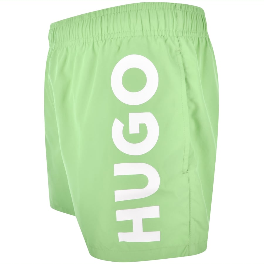 Image number 3 for HUGO ABAS Swim Shorts Green