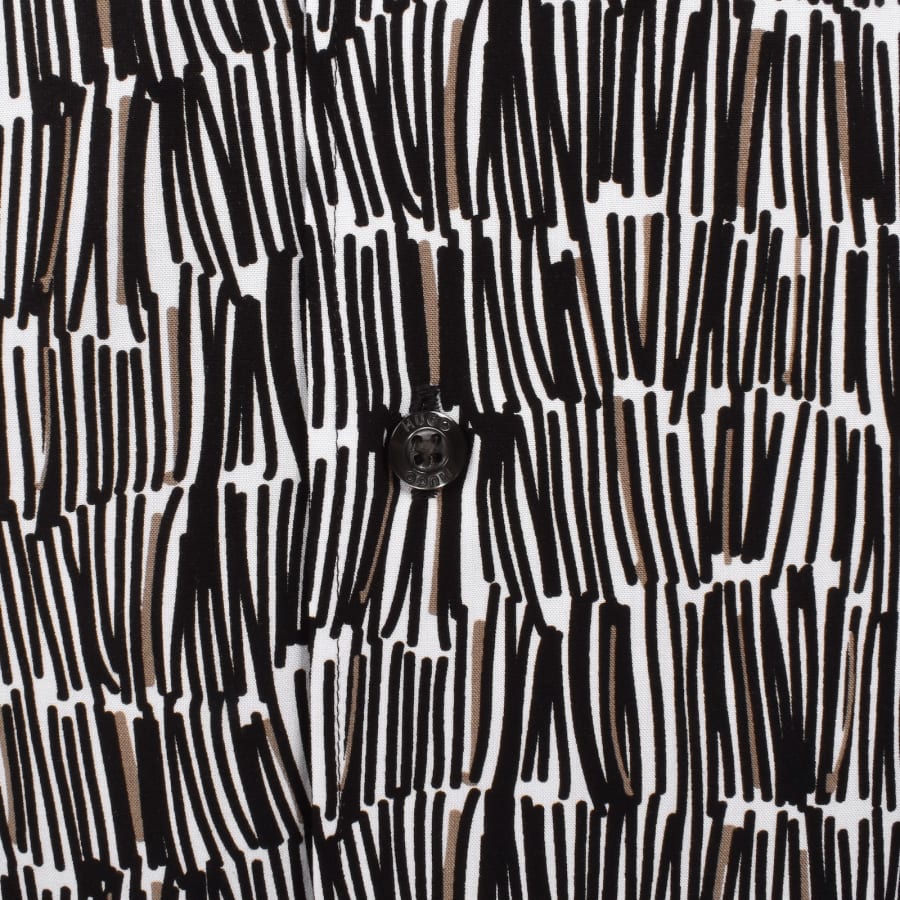 Image number 3 for HUGO Espino Short Sleeve Shirt Black