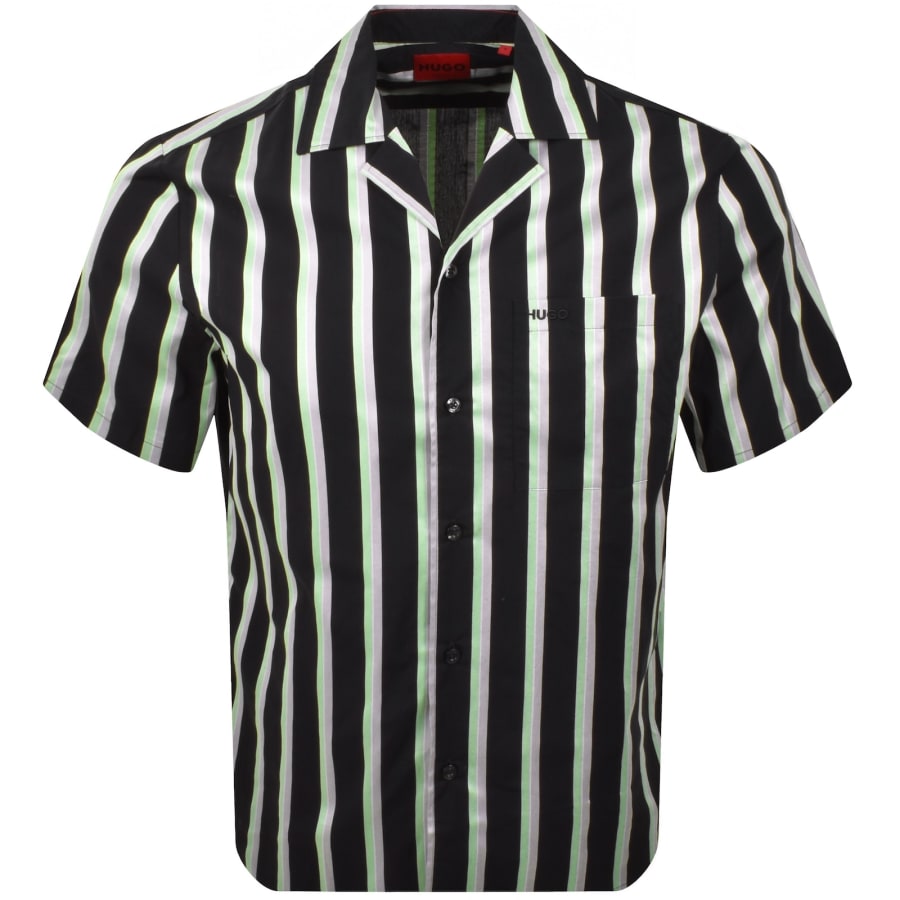 Image number 1 for HUGO Ellino Straight Fit Shirt Black