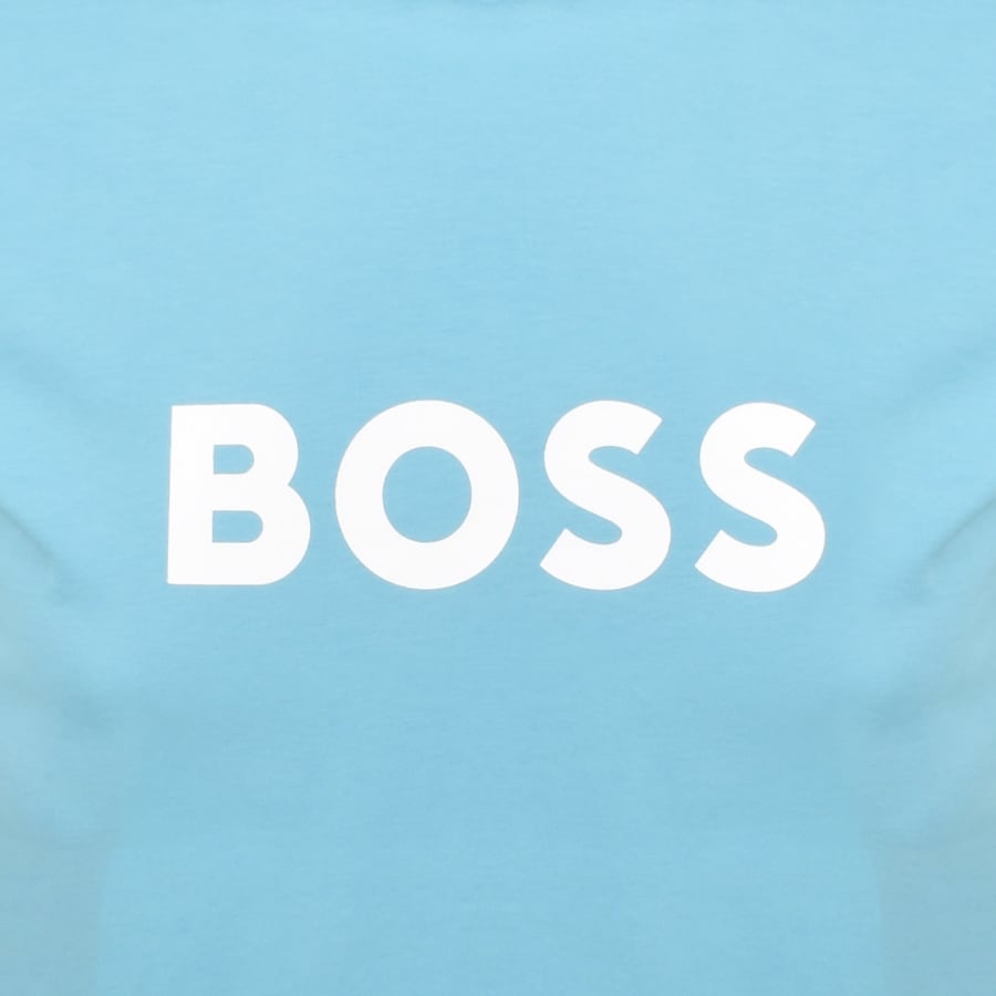 Image number 3 for BOSS Logo T Shirt Blue