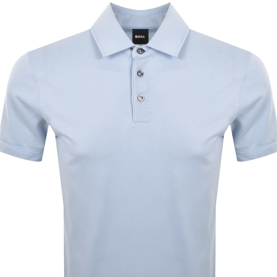 Image number 2 for BOSS H Press 57 Polo Pastel Blue