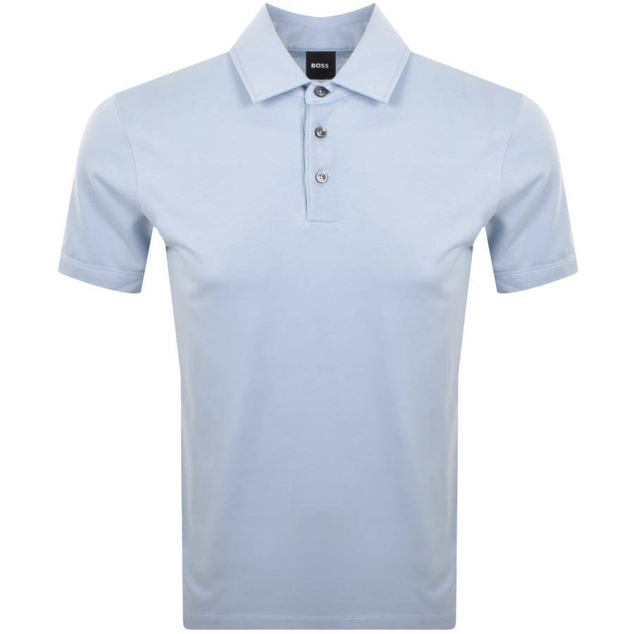Image number 1 for BOSS H Press 57 Polo Pastel Blue