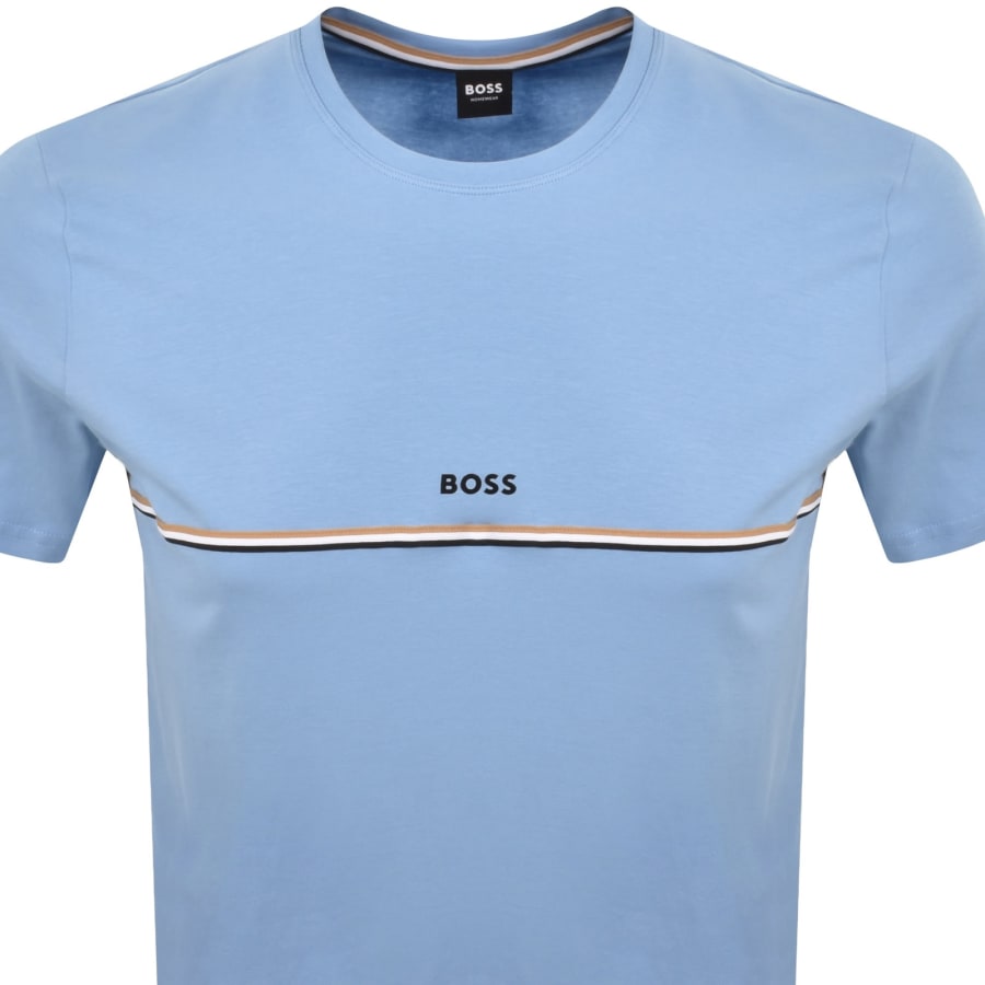 Image number 2 for BOSS Unique T Shirt Blue
