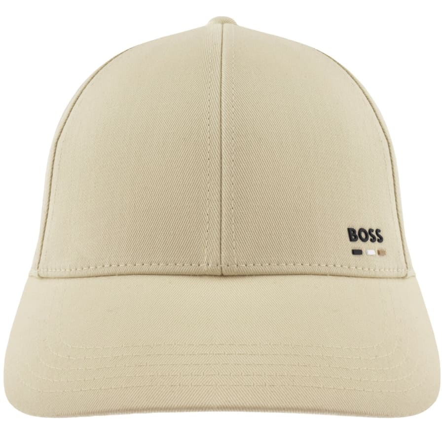 Image number 1 for BOSS Zed Stripe Baseball Cap Beige