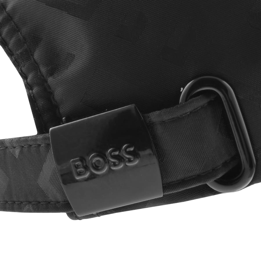 Image number 3 for BOSS Seth Monogram Baseball Cap Black