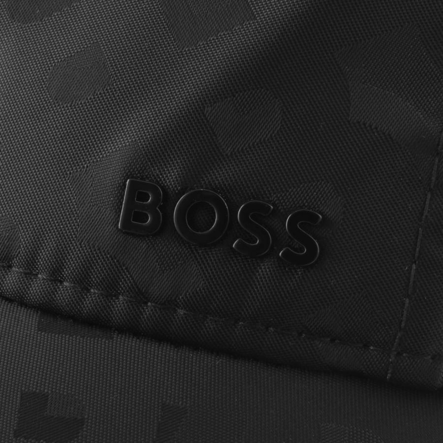 Image number 4 for BOSS Seth Monogram Baseball Cap Black