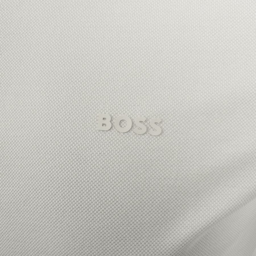 Image number 3 for BOSS Parlay 147 Mercerised Polo Open White