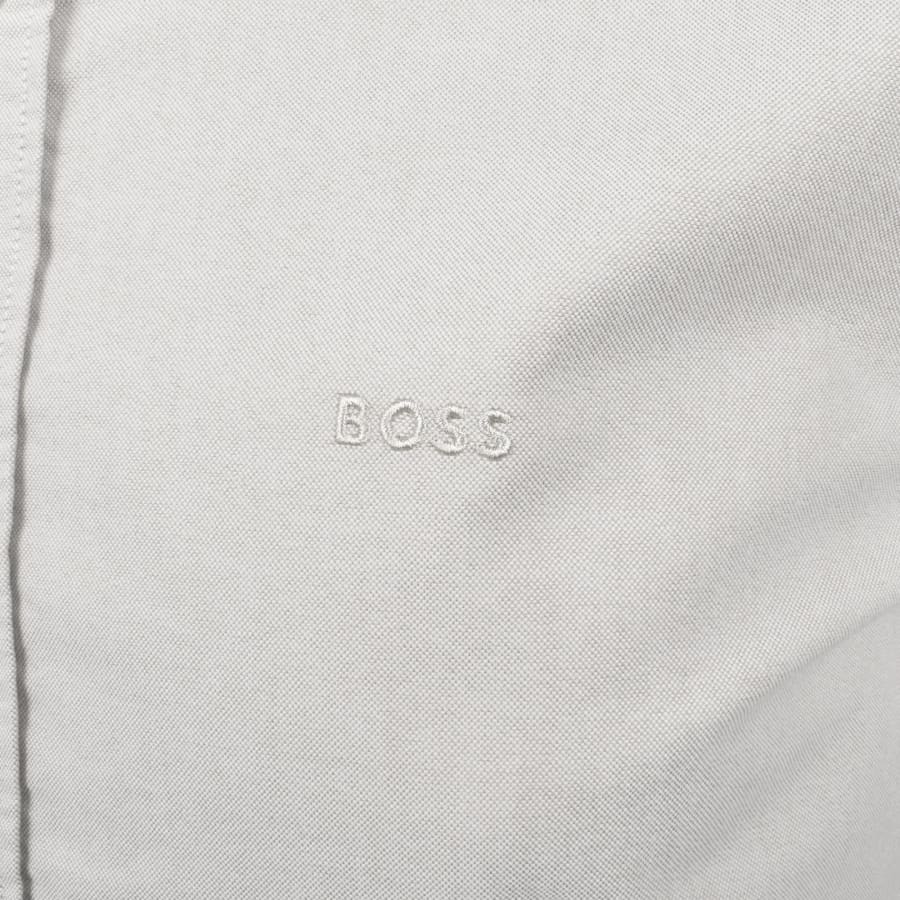 Image number 3 for BOSS Short Sleeve Liam Shirt Light Beige