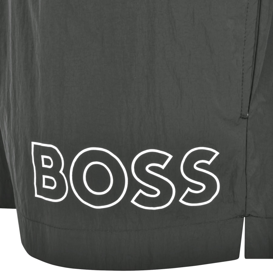 Image number 3 for BOSS Mooneye Swim Shorts Black