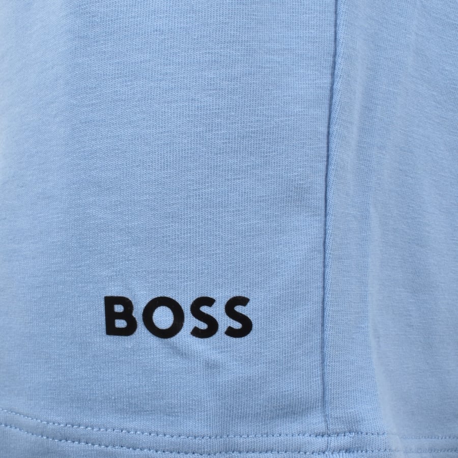 Image number 4 for BOSS Unique Jersey Shorts Blue