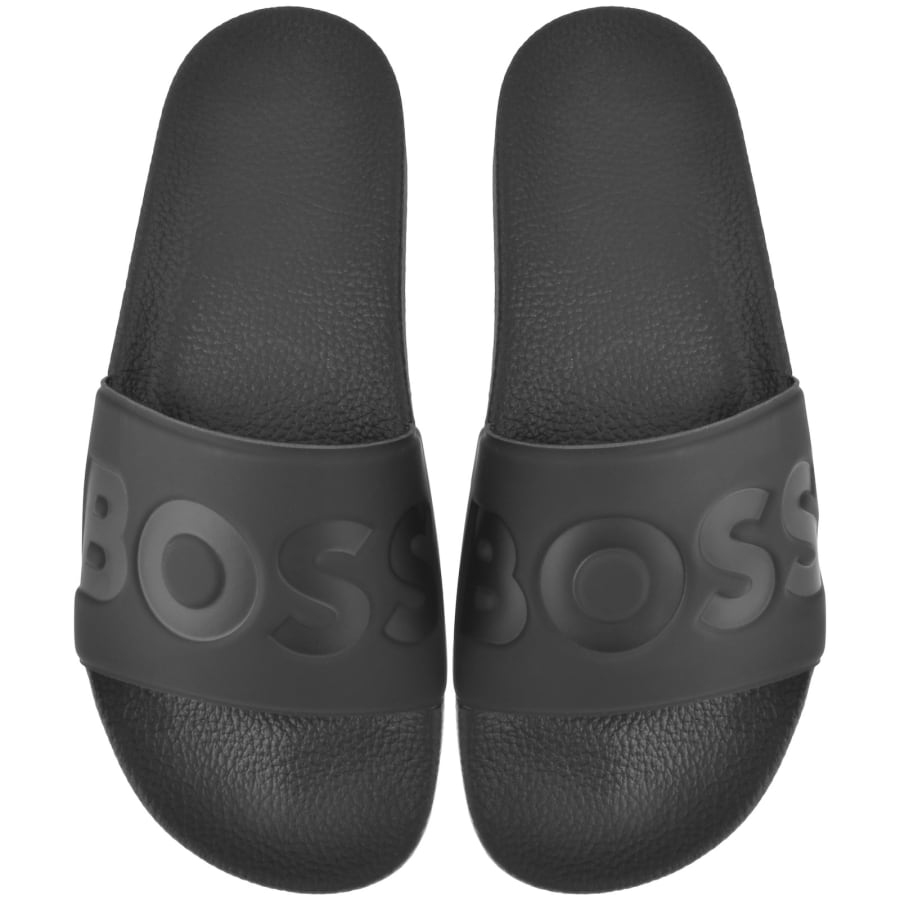 Image number 1 for BOSS Aryeh Sliders Black
