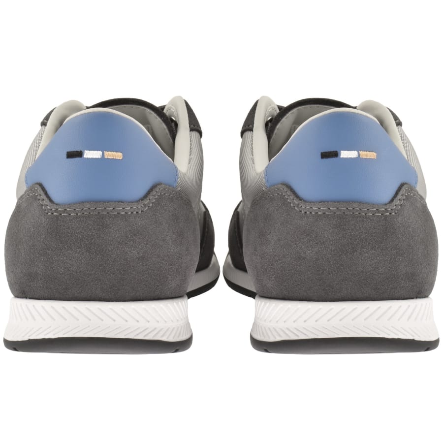 Image number 2 for BOSS Titanium Trainers Medium Grey
