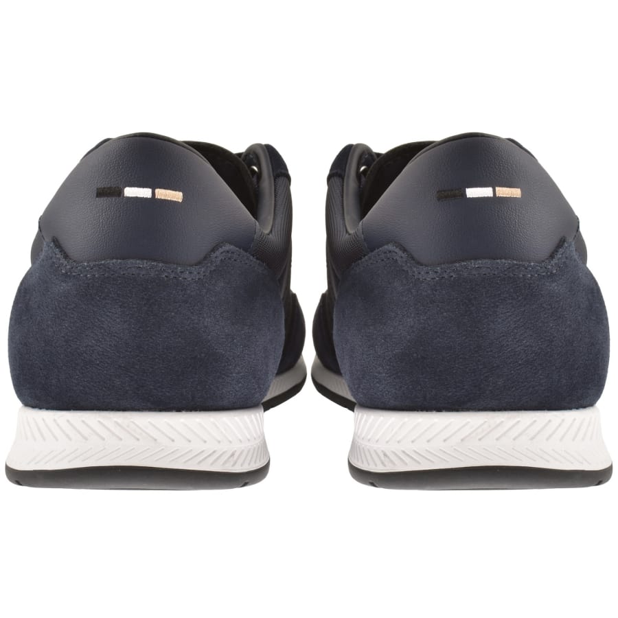 Image number 2 for BOSS Titanium Trainers Navy